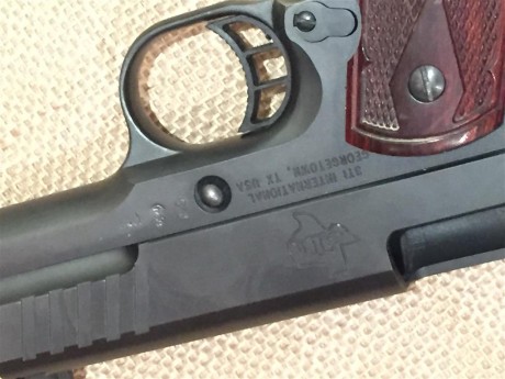 VENDO

Pistola STI TROJAN, cañón de 5'
Calibre 9mm Parabellum

Cargador Monohilera
Cachas de Palo Rosa

Tira 10
