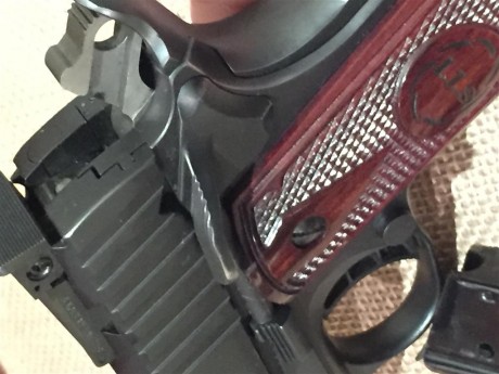VENDO

Pistola STI TROJAN, cañón de 5'
Calibre 9mm Parabellum

Cargador Monohilera
Cachas de Palo Rosa

Tira 21