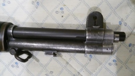 Garand fabricado en el año 1942 por springfield, se acompaña con bayoneta larga (desconozco si es original), 20