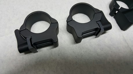 Cambio uno de estos dos juegos de pulgada por unas de 30mm.
Ambas unas leupold y unas optisan son de acero 00