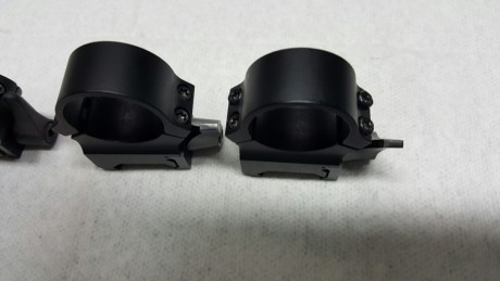 Cambio uno de estos dos juegos de pulgada por unas de 30mm.
Ambas unas leupold y unas optisan son de acero 10