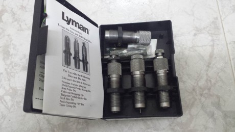 Vendos DIES de la marca Lyman, del calibre 9mm Luger.

Son el modelo 7680203, son los que traen en 4º 00