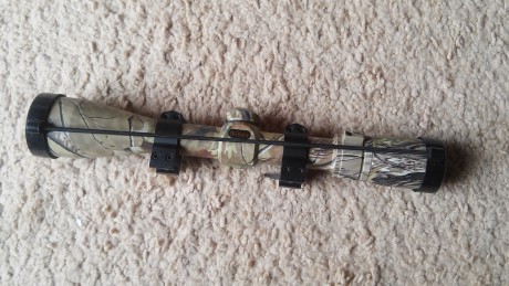 Vendo visor Nikon 3-9x40
Con color camo de fabrica.
Con monturas de quita y pon Warne.
Totalmente nuevo.
Envio 01