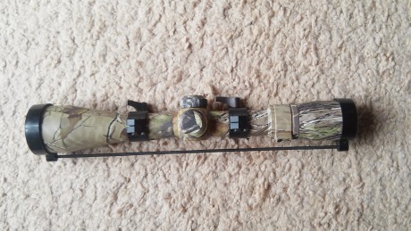 Vendo visor Nikon 3-9x40
Con color camo de fabrica.
Con monturas de quita y pon Warne.
Totalmente nuevo.
Envio 00