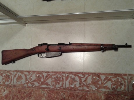 Hola a todos.
Vendo Fusil Carcano corto mod.M38 en calibre 8x57JS. Dotación de unidades Italianas destinadas 01