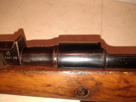 Hola a todos.
Vendo Fusil Carcano corto mod.M38 en calibre 8x57JS. Dotación de unidades Italianas destinadas 00