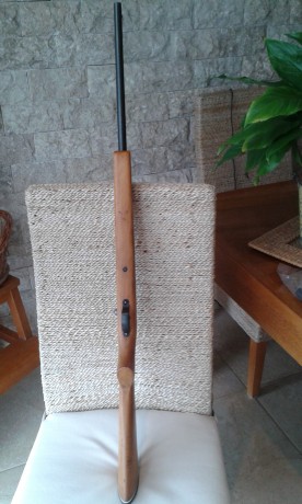 Vendo carabina Anschutz modelo 1361. Calibre 22 LR. Monotiro. Año 1968.

Restaurada de maderas (hechas 01