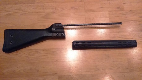 Vendo culata y guardamanos de G3/Cetme en color negro.
45 euros más portes.
VENDIDOS 00