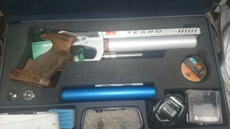 Buenas pongo en venta esta pistola de un companero por dejar este deporte, se trata de una tesro PA 10 02