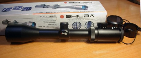 Por exceso de material vendo visor Shilba Illuminator Magnum 2,5-10x50 con retícula europea iluminada. 02