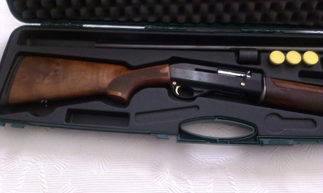 Vendo semiautomatica Bernardelli Mega Cal.12
5 polichoques
66 de cañon
Madera de nogal.
En perfecto estado.

PRECIO: 00