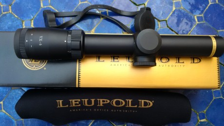 Hola a todos, vendo visor Leupold VX6 1-6x24 en perfecto estado. La retícula es la German 4. Comprado 02