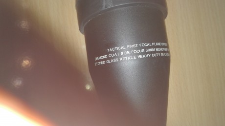 Hola, acabo de adquirir de segunda mano este visor reticula en primer plano focal y quisiera saber si 01