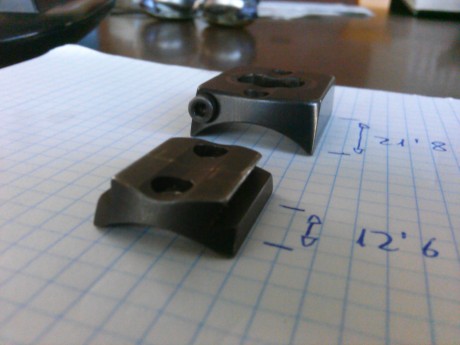 Vendo anillas desmontables y bases Recknage  Eramaticl(misma calidad o superior a Apel),en perfecto estado,validas 01