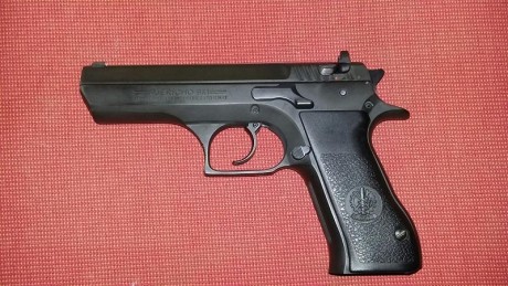 Hola, pues lo anunciado:

Marca:               IMI
Modelo:             941F “JERICHO”
Calibre:        00