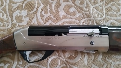 Hola, vendo escopeta Benelli Crio calibre 12, con banda de carbono cañon de 71 cm y prácticamente sin 02