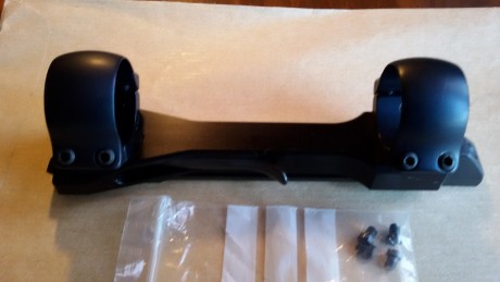 Vendo bases y anillas de 1"desmontables para FN Bar, BLR, Dualis, Benelli ARGO y Winchester Vulkan. 12