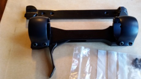Vendo bases y anillas de 1"desmontables para FN Bar, BLR, Dualis, Benelli ARGO y Winchester Vulkan. 11