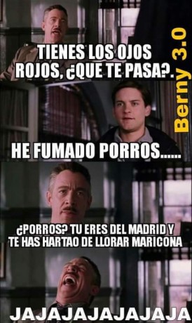 Como esto  va por barrios y no es como empieza si no como termina........... riamonos de la agudeza que 100