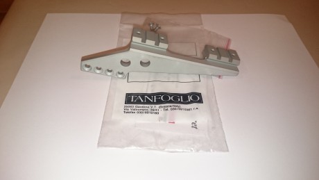 Rail para pistola Tanfoglio
Comprada en la web de Eric Grauffel, me costo 84 €
Nunca fue usada esta nueva
Precio: 01