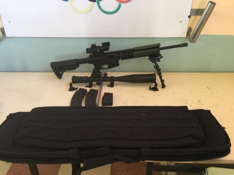 Buenas vendo carabina con 2 cargadores de 25 cartuchos y 1 de 10 con bipode ncstar,miras abierta abatibles 01