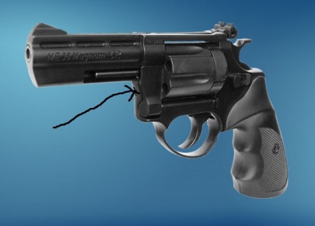 Hola, un amigo se ha comprado un M E SPORTWAFFEN   de 6 mm flobert  y no sabe como sacar el medio tambor 00