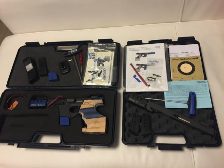 Vendida, se puede cerrar....
Se vende Walther GSP Expert del 32wc con carro del 22lr. En buen estado, 10