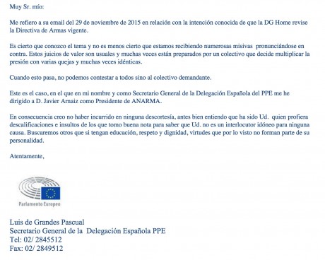 No sé si estais al tanto de esta noticia:

https://ukshootingnews.wordpress.com/2015/11/17/the-eu-will-publish-a-total-semi-auto-rifle-ban-proposal-tomorrow/

Pero 20