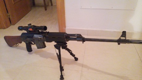 Buenas tardes,

pongo a la venta un zastava M76 calibre 8x57, un Hk Sl8 .222 remington magnum y un Remington 121