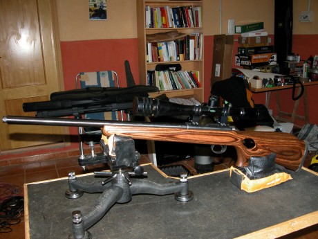 Vendo carabina Ceska 455 ThumboleVarmint, cañón roscado. Cal. 22 LR.
Regalo maletín nuevo para transporte 01