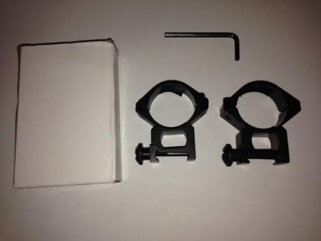 Cambio dos juegos de anillas para carril de 20.Uno es para tubo de 30(sin uso) y el otro es para tubo 00