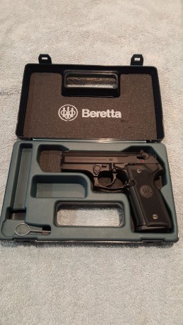 Beretta 8000 Cougar 9mm Parabellum guiada en la licencia F como nueva.

Solo usada 2 veces, la vendo por 00