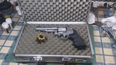 Vendo revolver Smith Wesson 627 Performance Center con tambor d 8 recamaras del .357/38. El ruido que 40