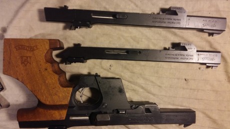 Lo dicho que vendo la Pistola WALTNER modelo GSP con los calibres 32- 22 largo y 22 corto  muy bien cuidada 22