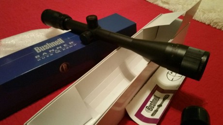 Buenas.
Vendo visor Bushnell Banner 6-24 x 40.
El estado es muy bueno. Solo se aprecian ligeramente las 30