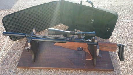 PUES ESO SE PONE A LA VENTA esta maquina ,air arms tdr del cal. 5,5, mañana pondre mas datos, tuning con 00