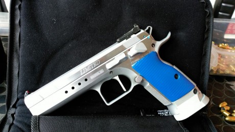 Cambio pistola Tanfoglio por Trojan viendo las diferencias. Tanfoglio Limited Custom. Calibre 9mm pb, 00