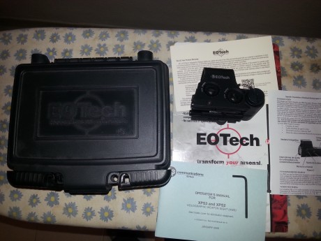 Se vende visor EOTech XPS2-0 original, impoluto, sin uso, le queda un año de garantía.

VENDIDO

Precio: 02