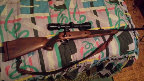 Se vende rifle sako modelo av.en calibre 375 hh.con bases apel y anillas tipo apel.poco usado.buen estado. 01