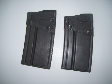 Hola
vendo varios cargadores poco usados para el fusil de asalto CETME modelo C de 7,62 y de 20 cartuchos 00