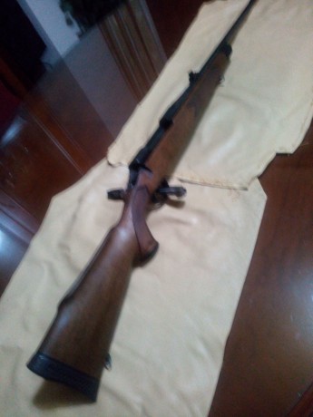 vendo rifle marca BSA Calibre 300 win mag con sus años pero en buen estado
la madera tiene una astilla 01