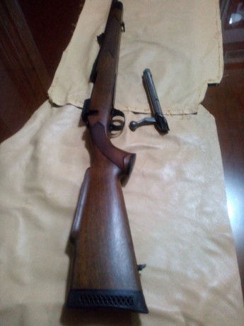vendo rifle marca BSA Calibre 300 win mag con sus años pero en buen estado
la madera tiene una astilla 00