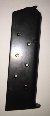 Se vende este cargador, fabricado por KIMBER, para pistolas 1911 monohilera, en calibre .45 ACP con capacidad 00
