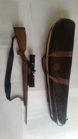 Vendo rifle Manlincher ultralight 308, montura apel y visor swaroski z6,  2 - 12 x 50 con torreta balistica.
No 02