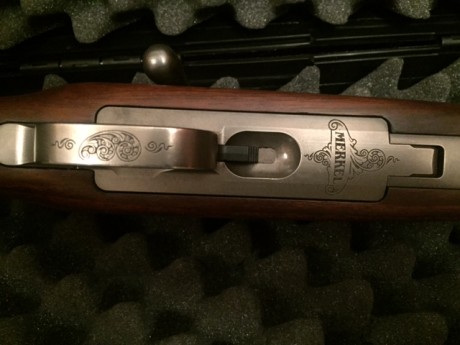 Merkel KR1 Premium, cañones intercambiabless, calibre 30, 06 cerrojo de 6 tetones, angulo de apertura 02