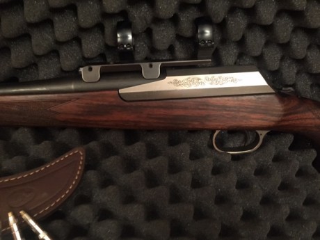Merkel KR1 Premium, cañones intercambiabless, calibre 30, 06 cerrojo de 6 tetones, angulo de apertura 11