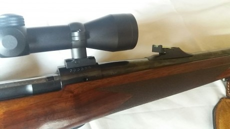 Buenas,

Se vende Winchester mod 70 pre 64, 300wm. Monturas QR. Visor Khales CT 2-7x36. Es un pre 64 real, 32