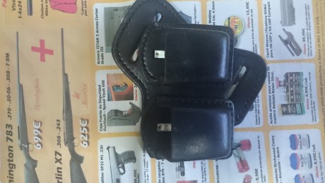 Funda ipsc antigüa glock y portacargador. 
precio 50€ con envio incluidos.

Funda cinturón Glock.

10€ 11