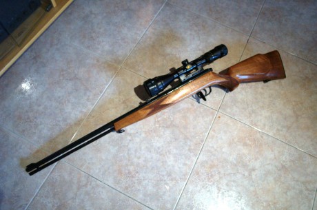 Vendo Carabina Alemán de marca Krico Semiautomatica de calibre .22 LR.


Tiene algunas marcas en el pavonado. 00