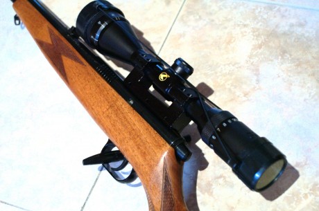 Vendo Carabina Alemán de marca Krico Semiautomatica de calibre .22 LR.


Tiene algunas marcas en el pavonado. 12